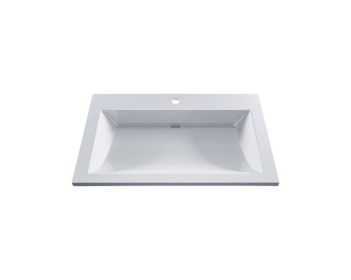 Раковина для ванной 70 см, Uperwood Infinity, белая глянцевая