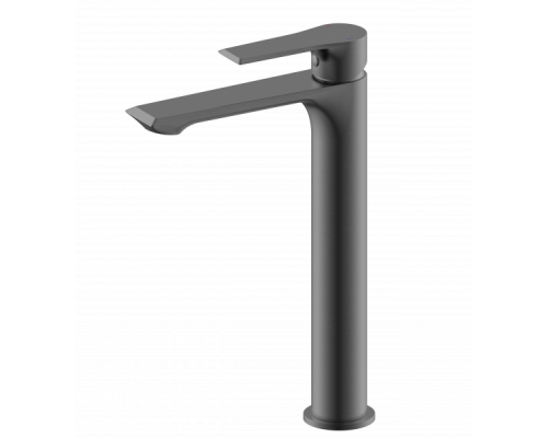 Смеситель для раковины высокий Wonzon&Woghand, Темный графит