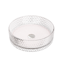 Чаша накладная круглая Ceramica Nova Cristal 36x36 розовый