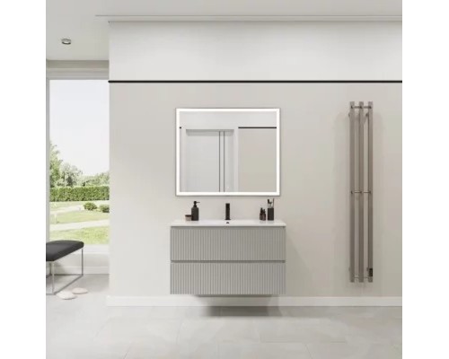 Тумба подвесная Flere Bruno 95 Светло-серый