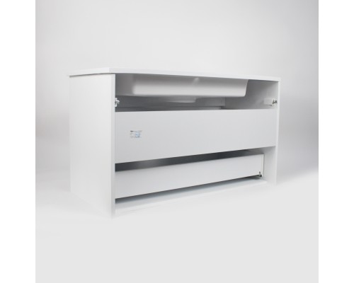 Тумба под раковину подвесная Uperwood Modul 95х44,4х55 см, белая матовая