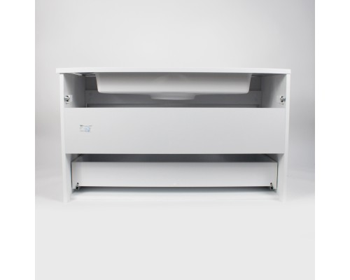 Тумба под раковину подвесная Uperwood Modul 95х44,4х55 см, белая матовая