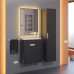 Тумба под раковину подвесная Uperwood Modul 50х21х60 см, черная матовая
