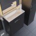 Тумба под раковину подвесная Uperwood Modul 50х21х60 см, черная матовая