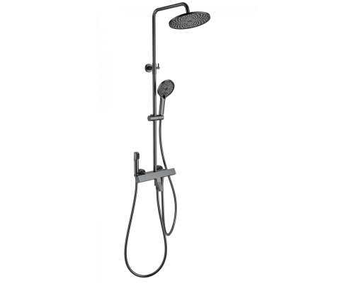 Душевая система с термостатом Wonzon&Woghand The ONE, Темный графит WW-B3094-BGG