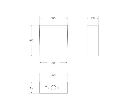 Бачок BelBagno BB105T