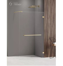 Душевое ограждение NEW TRENDY AVEXA GOLD SHINE 50x200 золото