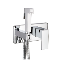 Смеситель встраиваемый с гигиеническим душем Rimero RM535CR Хром