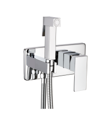 Смеситель встраиваемый с гигиеническим душем Rimero RM535CR Хром