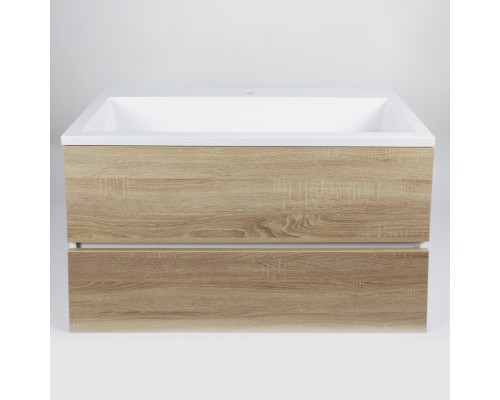 Раковина для ванной 90 см, Uperwood Barsa, белая глянцевая