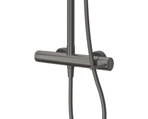 Душевая система Cezares Relax RELAX-CD-GM Оружейная сталь