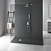Поддон для душа из искусственного камня Vincea VST-4SR9090A 900x900x25 антрацит