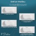 Ванна чугунная Delice Malibu 170х80 с отверстиями под ручки и антискользящим покрытием