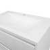 Тумба с раковиной 80 см, Uperwood Next Premium, белая, 2 ящика