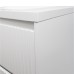 Тумба с раковиной 80 см, Uperwood Next Premium, белая, 2 ящика