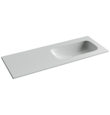 Раковина накладная Ceramicanova Грация (Grace) чаша справа без отв под смеситель 1210x457x137 белый CN7021wx