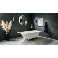 Ванна из литьевого мрамора Flere Oberon New 180x80x60 (белый глянец)