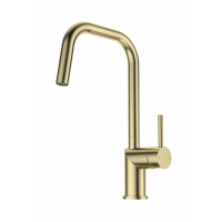 Смеситель для кухни Wonzon&Woghand, Брашированное золото