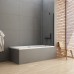 Шторка для ванны NEW TRENDY NEW SOLEO BLACK 70x140 черный