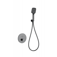 Смеситель для душа с термостатом встраиваемый Wonzon&Woghand, Темный графит