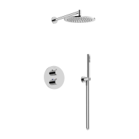 Душевой комплект с термостатом SANCOS Etna, с внутренней частью, хром, SC9010CH