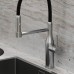 Смеситель для кухни SANCOS Pride SC4011BNG с гибким изливом, нержавеющая сталь