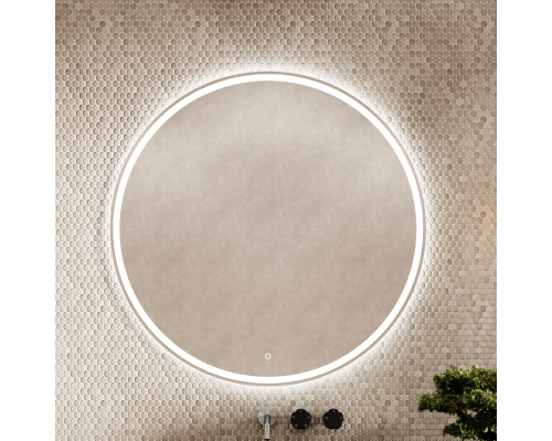 Зеркало для ванной комнаты Sancos Bella D1000 c подсветкой, BE1000