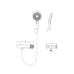 Смеситель для ванны ALTROBAGNO Рикко (Ricco) 0234 BG