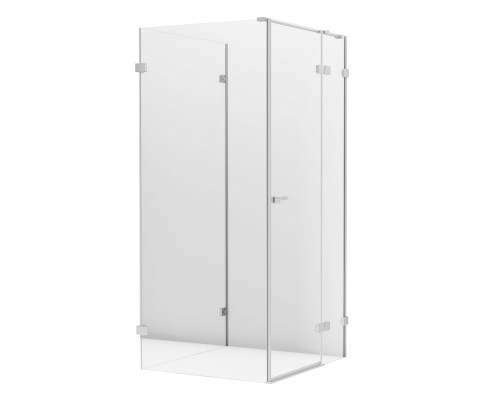 Душевое ограждение NEW TRENDY EVENTA R 100x80x200 хром