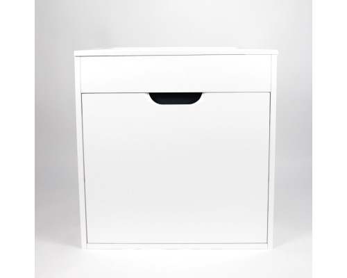 Тумба под раковину подвесная Uperwood Modul 60х21х60 см, белая/графит