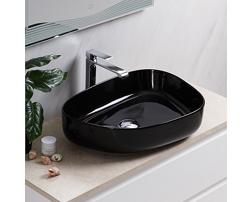 Раковина-чаша BelBagno 55 BB1435-NERO Черная Раковина-чаша BelBagno 55 BB1435-NERO Черная