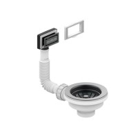 Выпуск для мойки Alveus 114 Anthracite 1144843 с рамкой и заглушкой