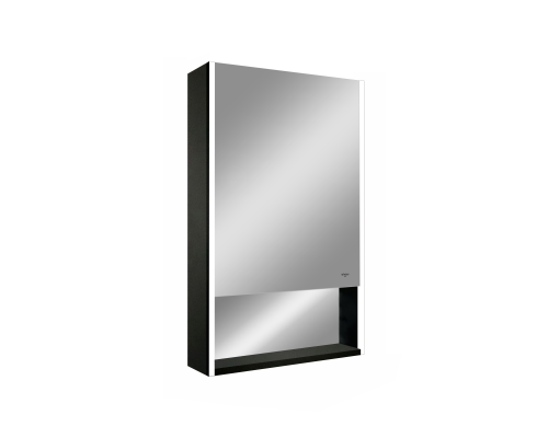Зеркало-шкаф Reflection Box Black LED 500х800 RF2419BL	