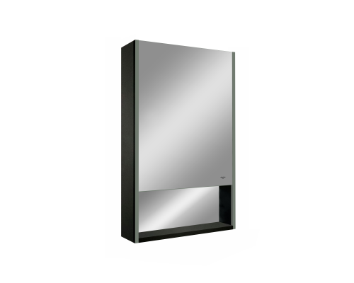 Зеркало-шкаф Reflection Box Black LED 500х800 RF2419BL	