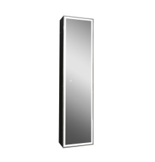 Зеркальный шкаф Континент Mirror Box black Led 40 МВК050 с подсветкой Черный