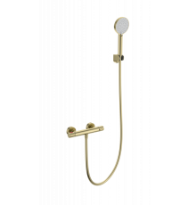 Смеситель для душа с термостатом Wonzon&Woghand, Брашированное золото
