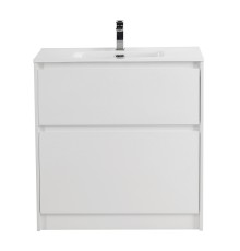 Тумба под раковину BelBagno Kraft 39 80 KRAFT39-800/390-2C-PIA-BO Bianco Opaco