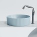 Раковина-чаша накладная Ceramicanova голубой матовый Element 360x360x115