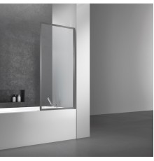 Душевая шторка на ванну Vincea VSB-4170CLGM, 70x140, вороненая сталь, стекло прозрачное