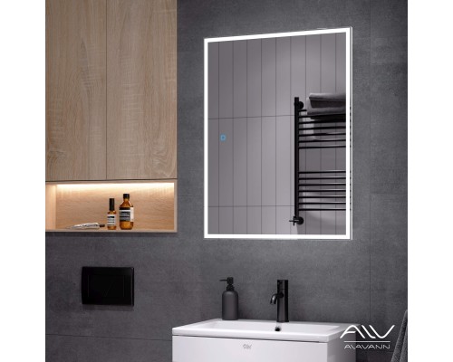 Зеркальный шкаф Alavann Rita 60 белый