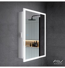 Зеркальный шкаф Alavann Rita 60 белый