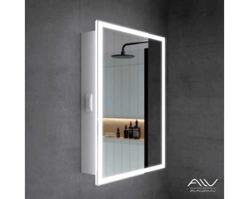 Зеркальный шкаф Alavann Rita 60 белый