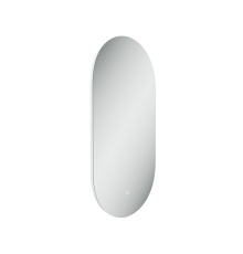 Зеркало для ванной комнаты Sancos Oval, фоновая подсветка 450х900 с сенсором, OV45C