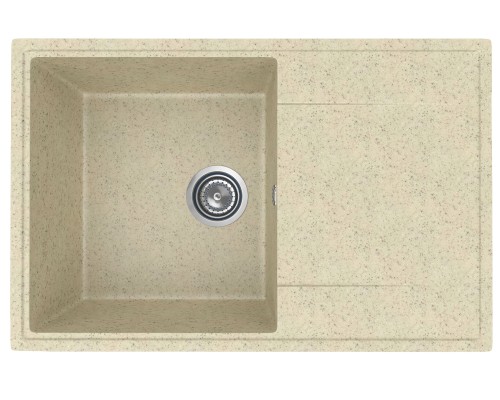Кухонная мойка из искусственного камня Uperwood ECON UPD-507-002, бежевая матовая