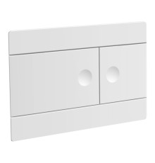 Панель смыва с двумя клавишами Schwab Line, белый