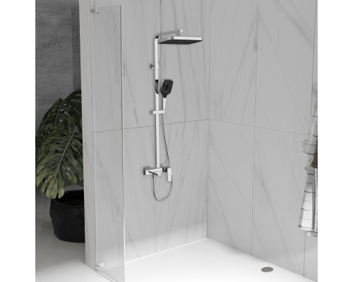 Душевая стойка Vincea Cube VSFS-4C12CH с изливом, хром