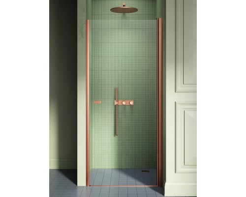Дверь в нишу NEW TRENDY NEW SOLEO COPPER BRUSHED 70x195 брашированная медь