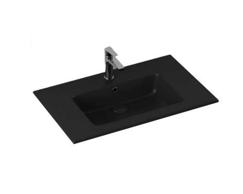 Раковина ISVEA SistemaT накладная 810x465x140 черный матовый 10SL51081SV-2N