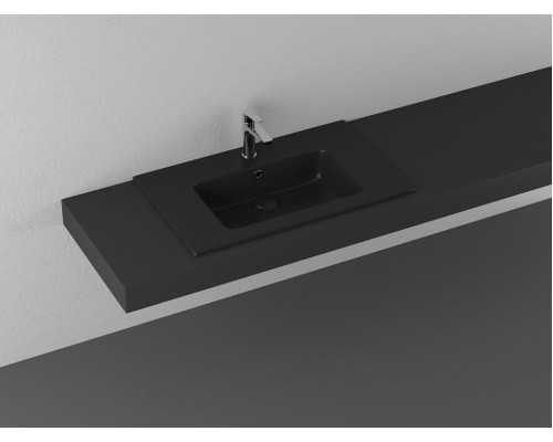 Раковина ISVEA SistemaT накладная 810x465x140 черный матовый 10SL51081SV-2N