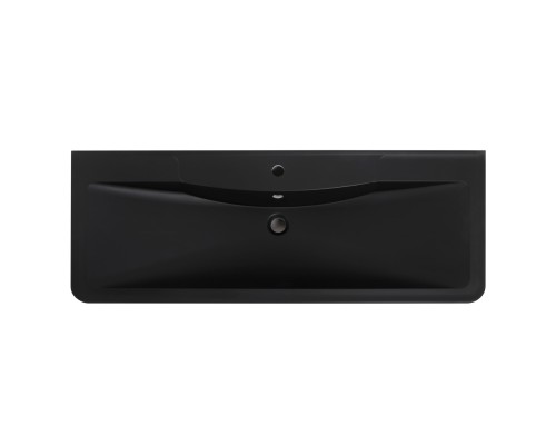 Раковина BelBagno 120 BB1200/455-LV-ART-ALR-NERO Черная матовая